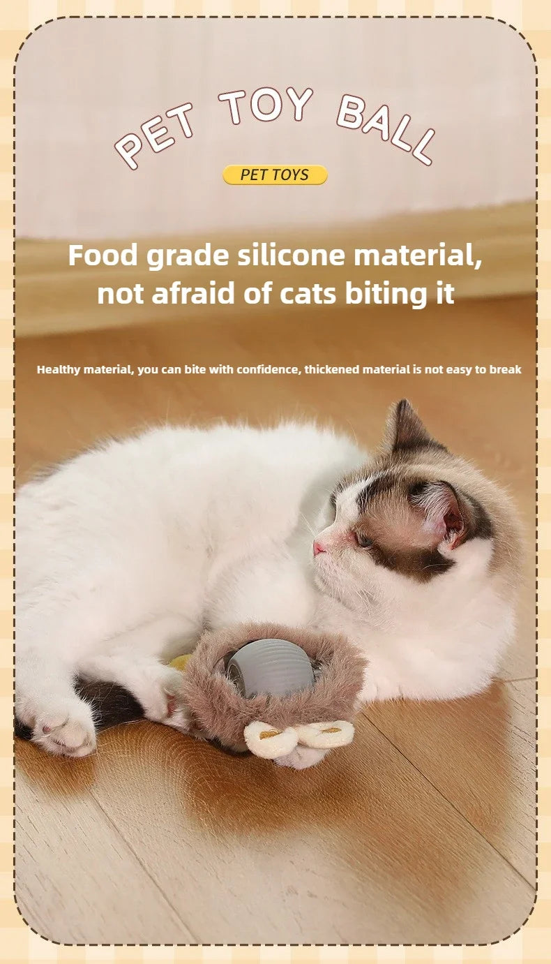 Interactive Self-Moving Cat Ball Toy